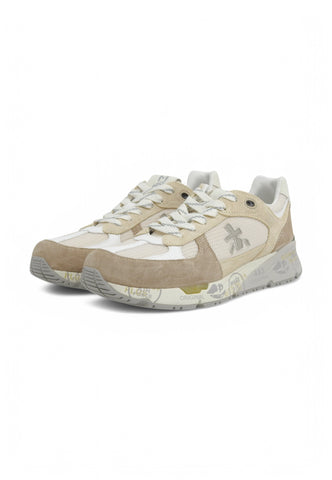 PREMIATA Sneakers Uomo Bianco Beige MASE-PE25-VAR 7241