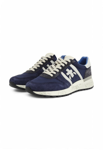 PREMIATA Sneakers Uomo Blu Grigio LANDER-PE25-VAR 7204