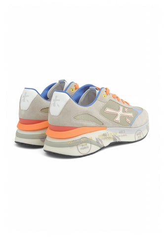 PREMIATA Sneakers Uomo Grigio Arancio MOERUN-PE25-VAR 7301