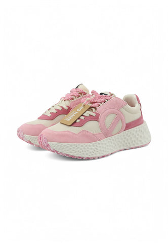 NO NAME Sneakers Donna Rosa Bianco SNCMKSDS5O-PE25