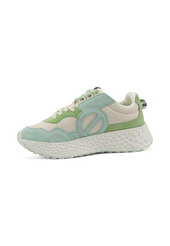 NO NAME Sneakers Donna Verde Bianco SNCMKSDS2Z-PE25