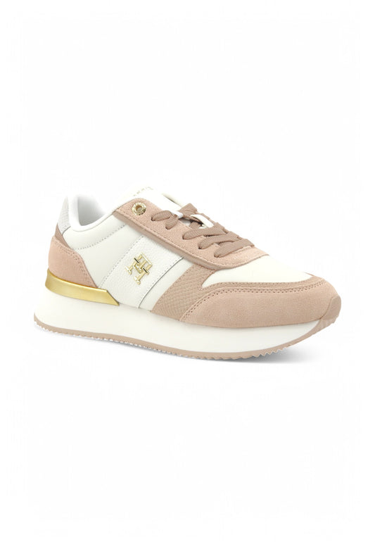 TOMMY HILFIGER Sneakers Donna Bianco Rosa FW0FW084750K4