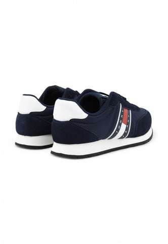 TOMMY HILFIGER Sneakers Uomo Blu Bianco EM0EM01351C1G