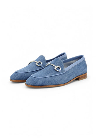 FRAU Mocassino Donna Blu 94X4-PE25-COTN