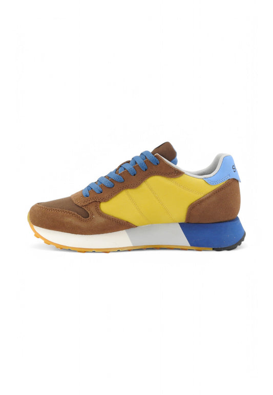 SUN68 Sneakers Uomo Marrone Blu Giallo Z35112-PE25-0823