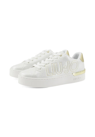 LIU JO Sneakers Donna Bianco Glitter 4A5703EX09901111-PE25