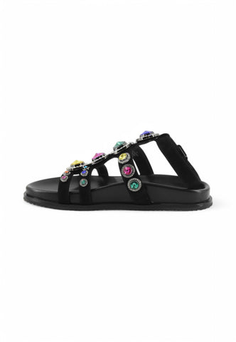 KURT GEIGER Sandali Donna Nero Pietre 4369009209-PE25