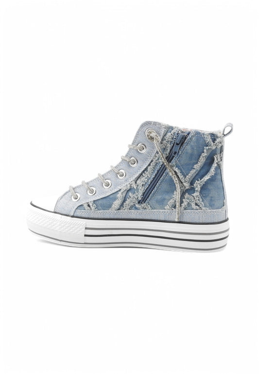 CAFENOIR Sneakers Donna Blu Denim C1DM9104-PE25-B017