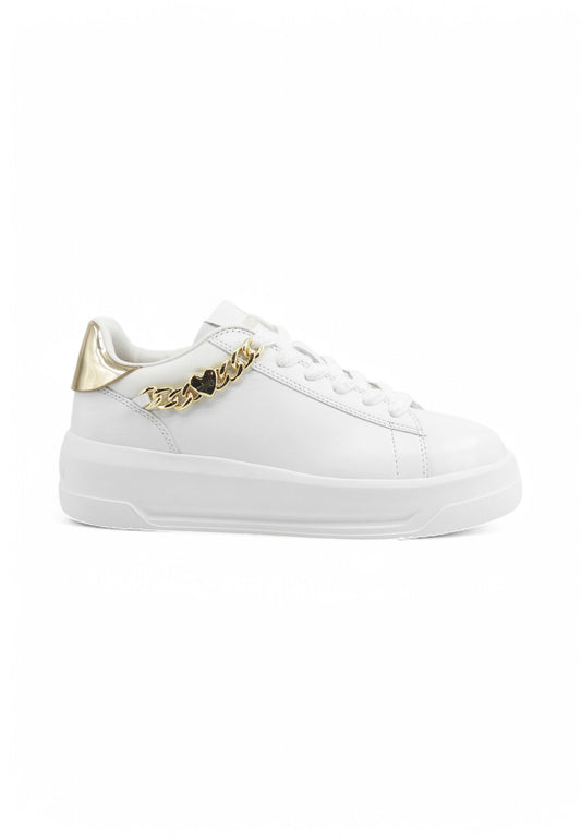 MOSCHINO Sneakers Donna Bianco Oro JA15505G0MIAP10A-PE25