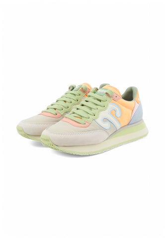 WUSHU Sneakers Donna Arancione Verde 100003-000552-PE25