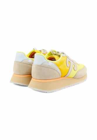 WUSHU Sneakers Donna Grigio Giallo 100007-000404-PE25