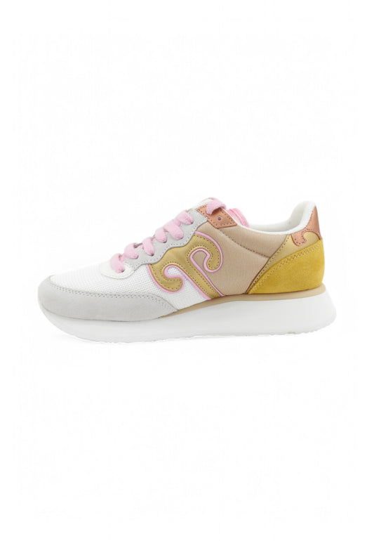 WUSHU Sneakers Donna Bianco Rosa 100007-000403-PE25