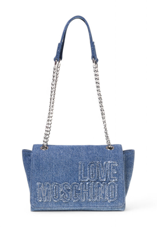 LOVE MOSCHINO Borsa Tracolla Donna Blu Denim JC4245PP0MKM0750-PE25