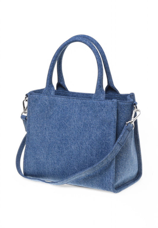 LOVE MOSCHINO Borsa a mano Donna Blu Denim JC4244PP0MKM0750-PE25