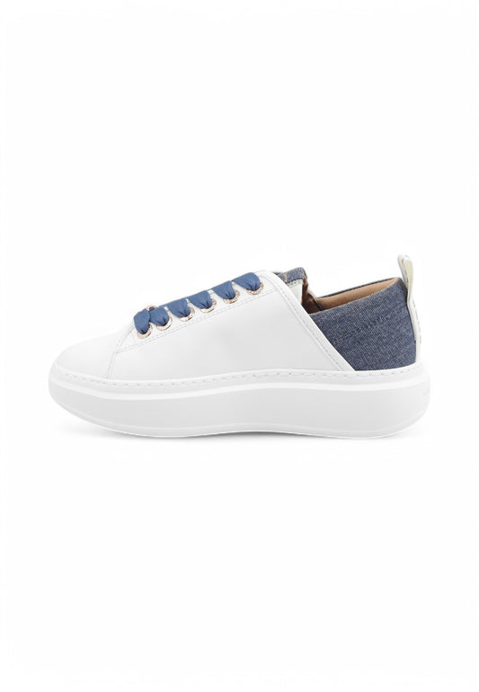 ALEXANDER SMITH Sneakers Donna Bianco Blu DenimASBBWYW-0163-WAV-PE25