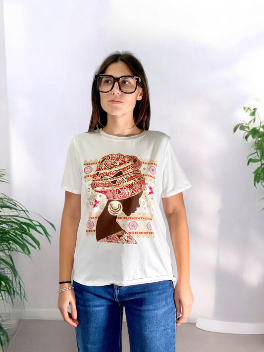T-Shirt Volto Donna ROSA