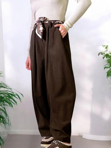 Pantalone Velluto Palazzo ANZIO