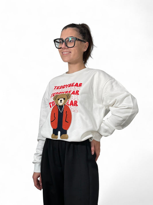 Felpa Orsetto scritte Tilde