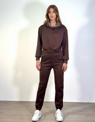 Tuta Cappuccio Leopardato XENIA