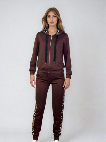 Tuta  Cappuccio Leopardato VITTORIA
