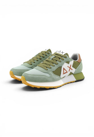 SUN68 Sneakers Uomo Verde Marrone Z36116-PE26-8419
