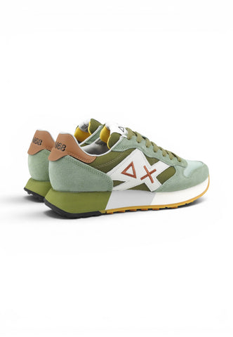 SUN68 Sneakers Uomo Verde Marrone Z36116-PE26-8419