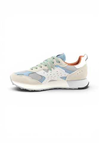 SUN68 Sneakers Uomo Beige Azzurro Grigio Z36118-PE26-31