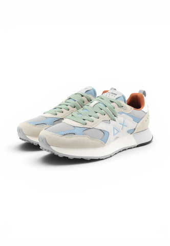SUN68 Sneakers Uomo Beige Azzurro Grigio Z36118-PE26-31