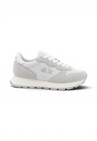 SUN68 Sneakers Donna Grigio Bianco Glitter Z36203-PE26-01