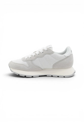 SUN68 Sneakers Donna Grigio Bianco Glitter Z36203-PE26-01