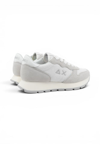 SUN68 Sneakers Donna Grigio Bianco Glitter Z36203-PE26-01