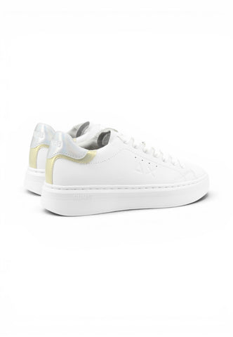 SUN68 Sneakers Donna Bianco Oro Argento Z36238-PE26-0144