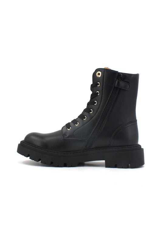 ALVIERO MARTINI 1° CLASSE Stivaletto Anfibio Donna Black Geo Beige N1699-0193 - Sandrini Calzature e Abbigliamento