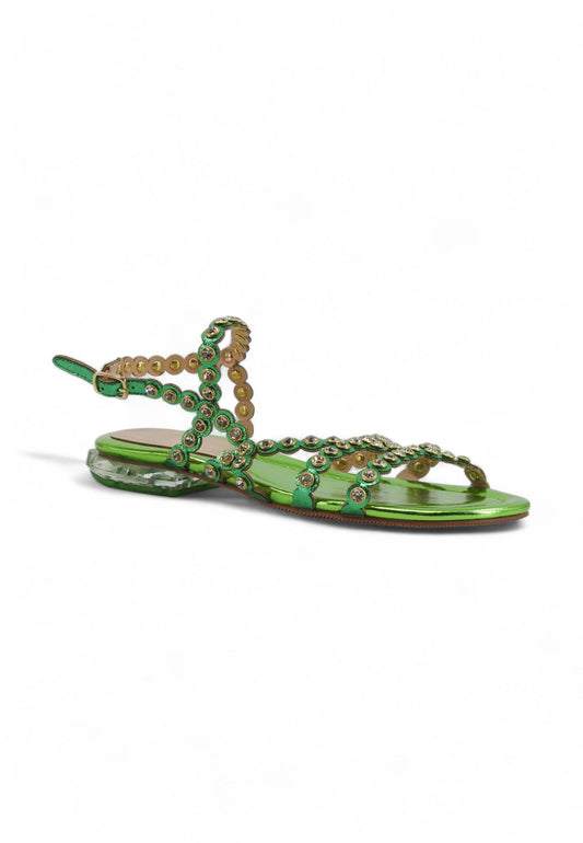 CAFENOIR Sandalo Donna Verde GD9003 - Sandrini Calzature e Abbigliamento