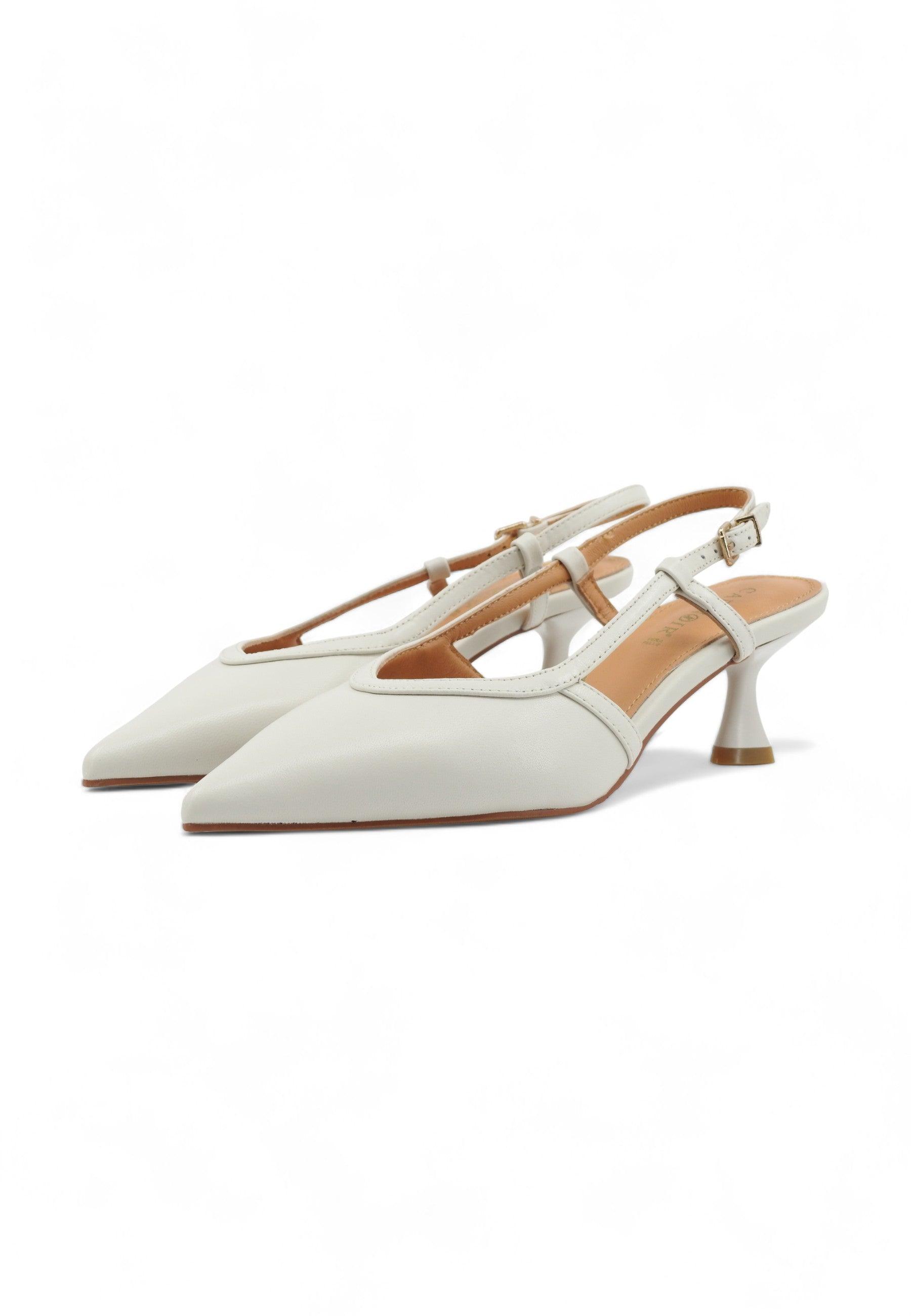 CAFENOIR Sandalo Tacco Donna Panna NB4052 - Sandrini Calzature e Abbigliamento