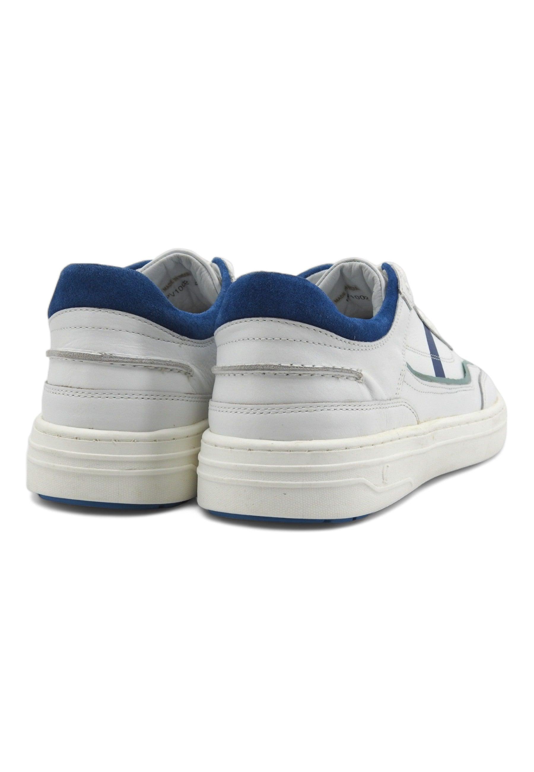 CAFENOIR Sneaker Basket Ox Uomo Bianco Celeste PV1002 - Sandrini Calzature e Abbigliamento