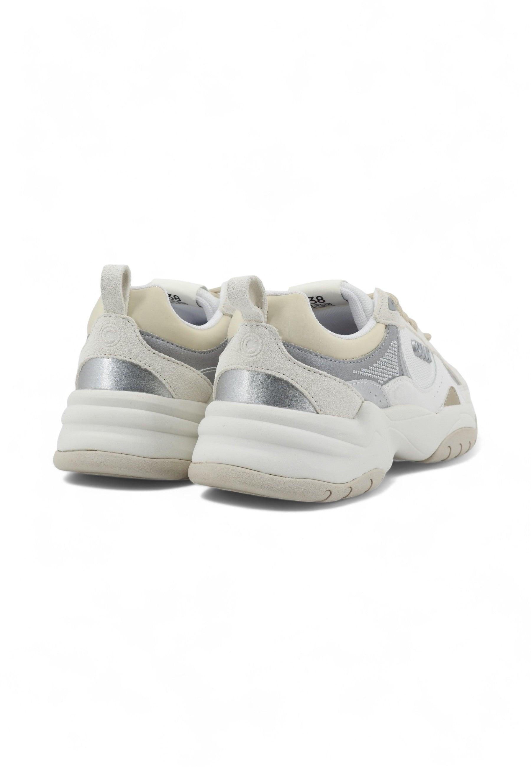 COLMAR Sneaker Donna White Warm Gray Silver TESS STARLIGHT - Sandrini Calzature e Abbigliamento
