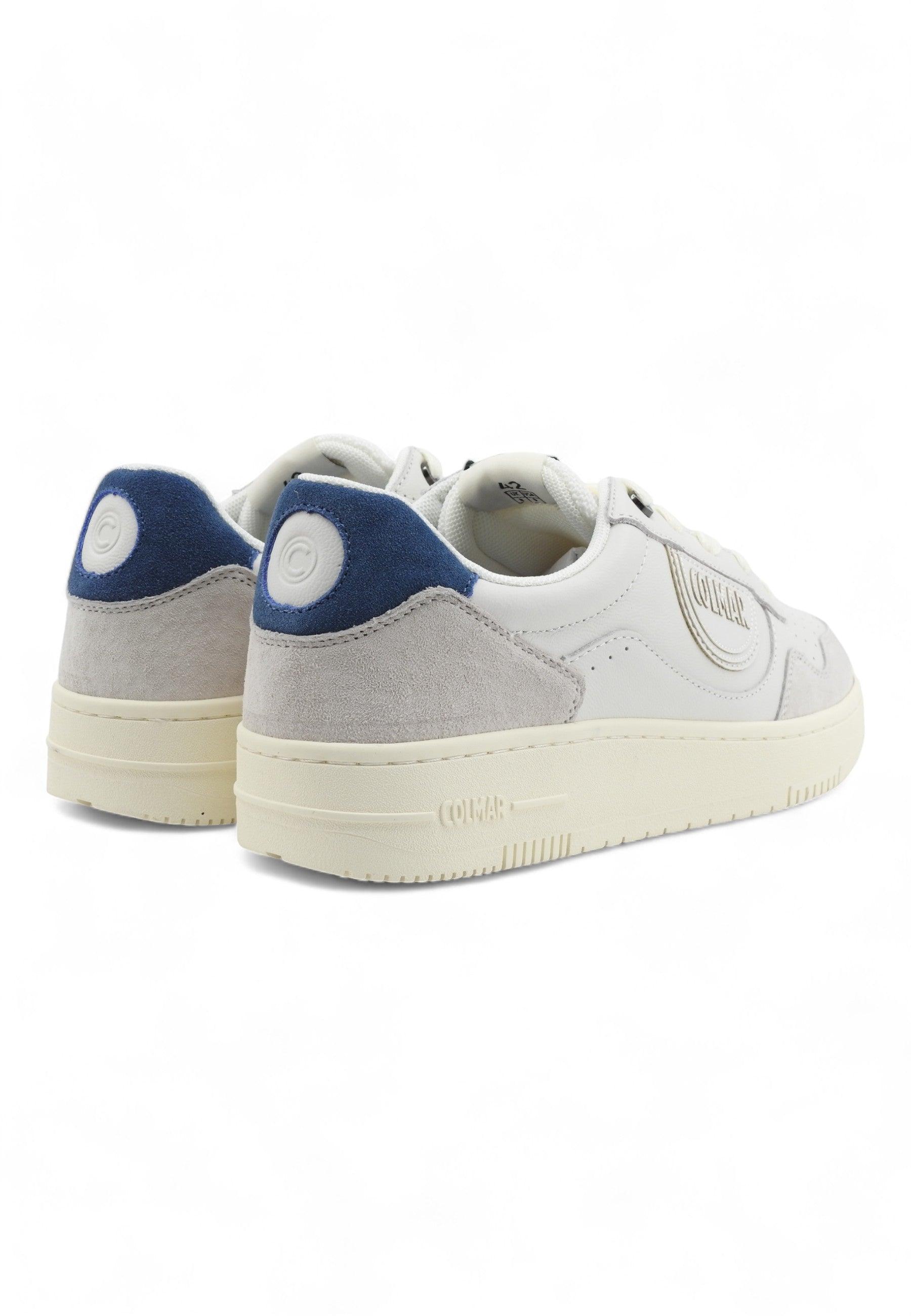 COLMAR Sneaker Uomo White Denim Blue AUSTIN LOOK - Sandrini Calzature e Abbigliamento