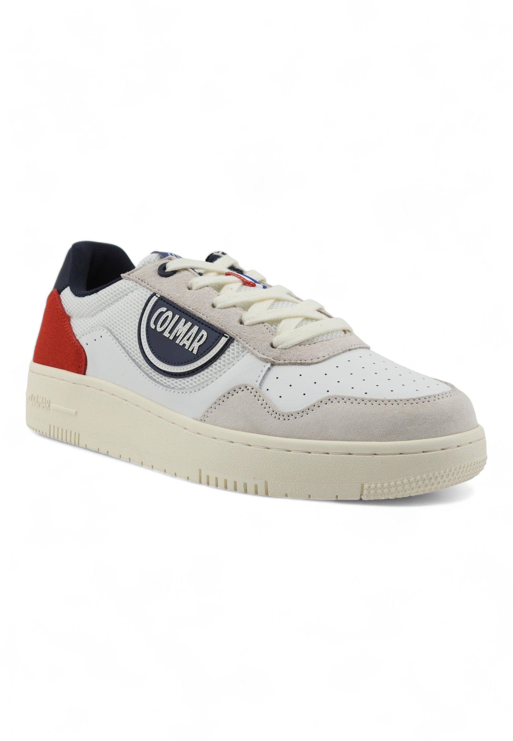 COLMAR Sneaker Uomo White Navy Red AUSTIN MASTER - Sandrini Calzature e Abbigliamento
