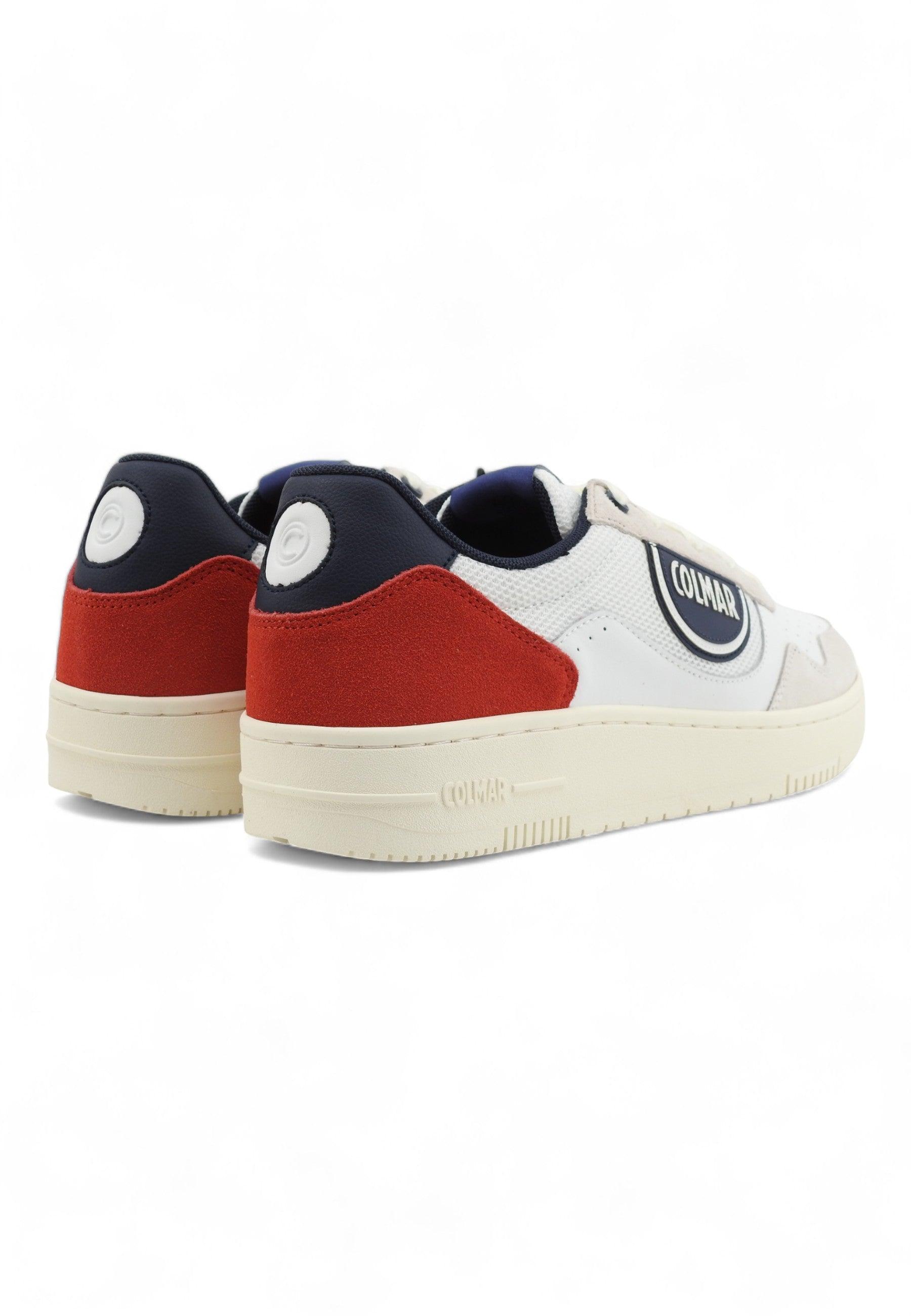 COLMAR Sneaker Uomo White Navy Red AUSTIN MASTER - Sandrini Calzature e Abbigliamento