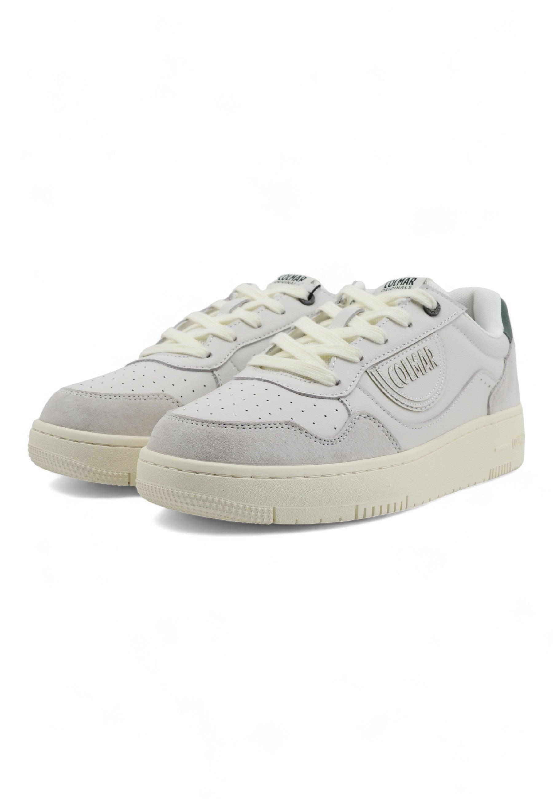 COLMAR Sneaker Uomo White Sage Green AUSTIN LOOK - Sandrini Calzature e Abbigliamento