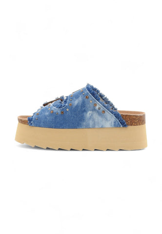 COLORS OF CALIFORNIA Ciabatta Platform Donna Jeans Denim HC.BES41 - Sandrini Calzature e Abbigliamento