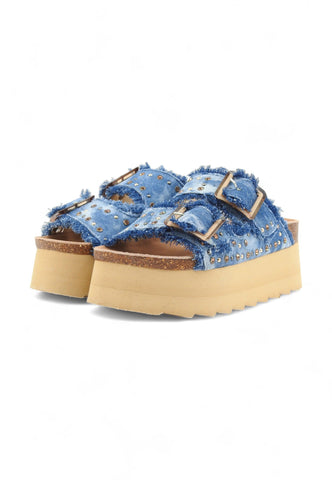 COLORS OF CALIFORNIA Ciabatta Platform Donna Jeans Denim HC.BES41 - Sandrini Calzature e Abbigliamento