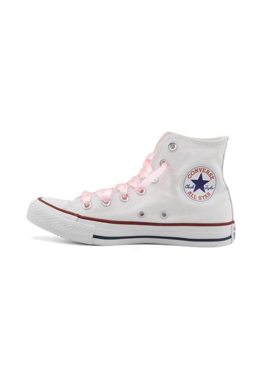 CUSTOM / Converse All Star Chuck Taylos Sneaker Gioielli Studs White Pink - Sandrini Calzature e Abbigliamento