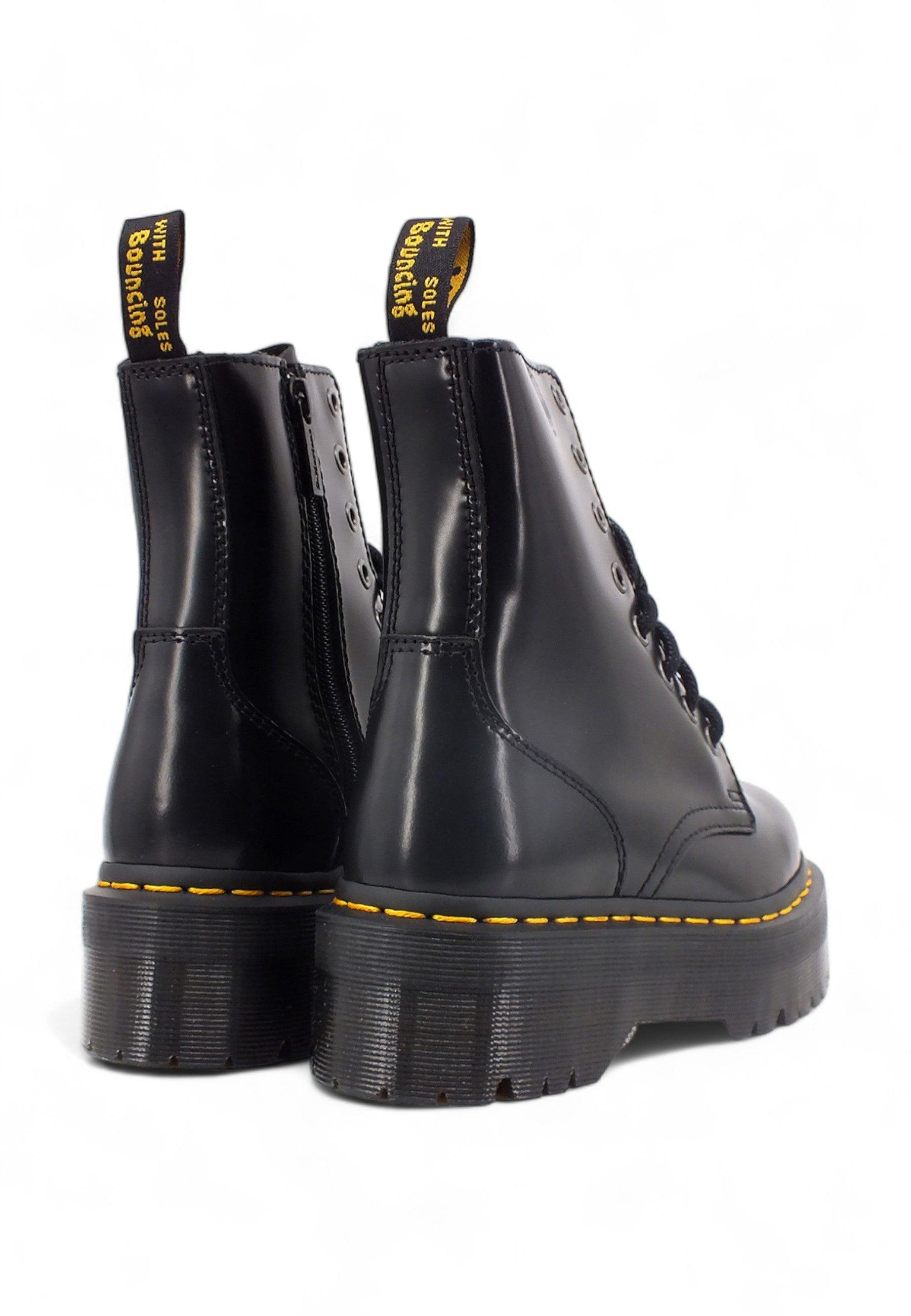 DR. MARTENS Jadon Smooth Polished Stivaletto Donna Black JADON-15265001 - Sandrini Calzature e Abbigliamento