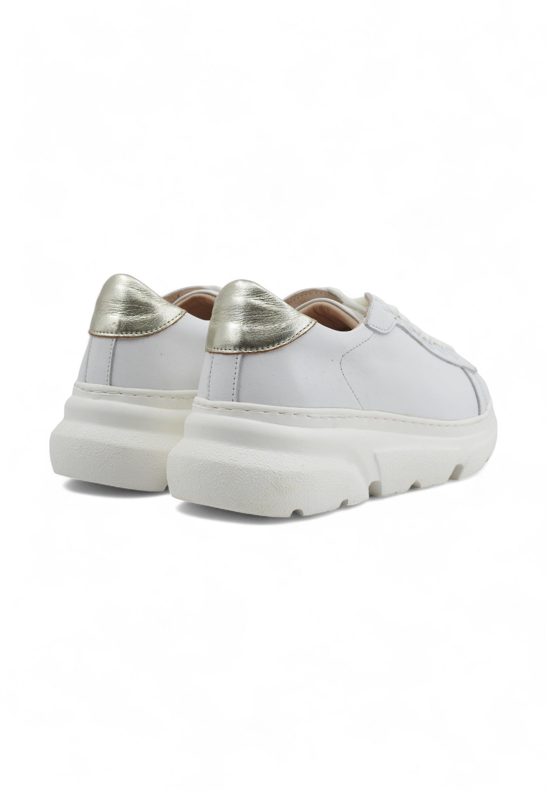 Scopri FRAU Soft Eva Sneaker Donna White Gold 53M099 al miglior