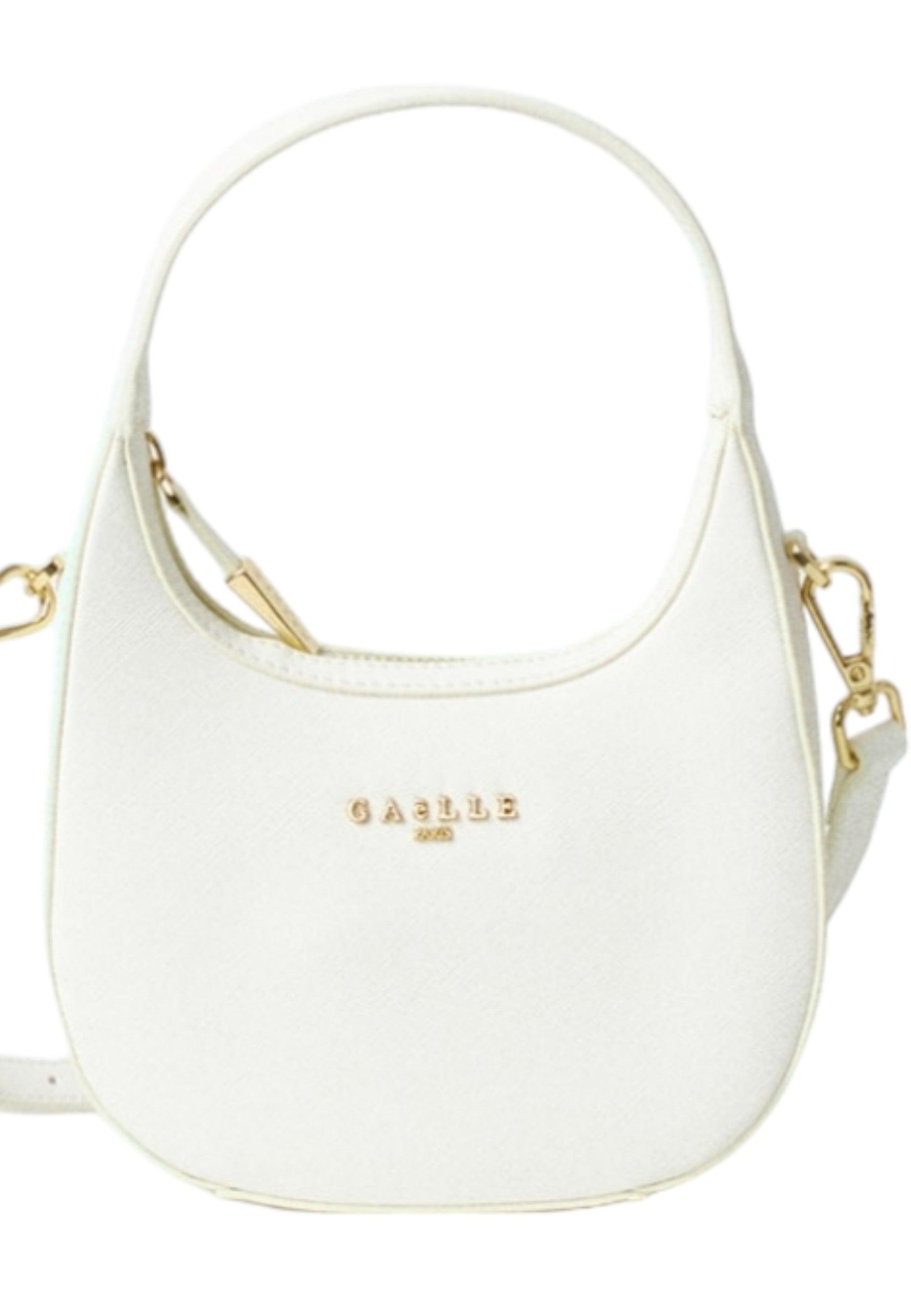 GAELLE Borsa Mini Ovo Donna Bianco GAACW00038 - Sandrini Calzature e Abbigliamento