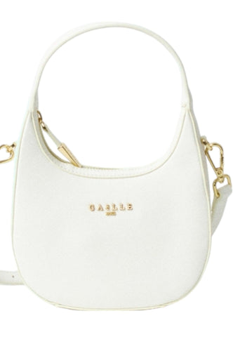 GAELLE Borsa Mini Ovo Donna Bianco GAACW00038 - Sandrini Calzature e Abbigliamento