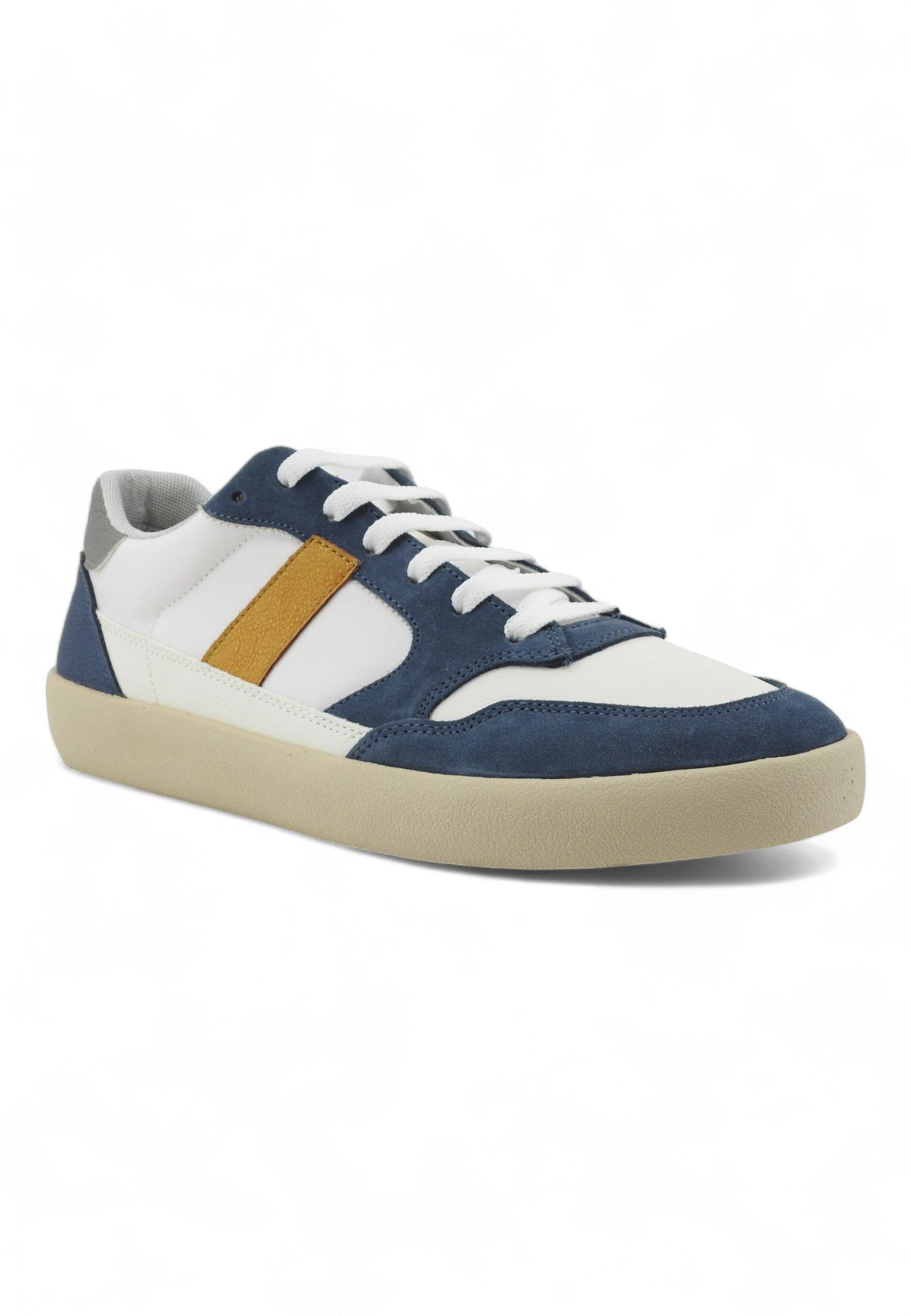 GEOX Affile Sneaker Uomo Avio White U45RUBOPTFUC4242 - Sandrini Calzature e Abbigliamento