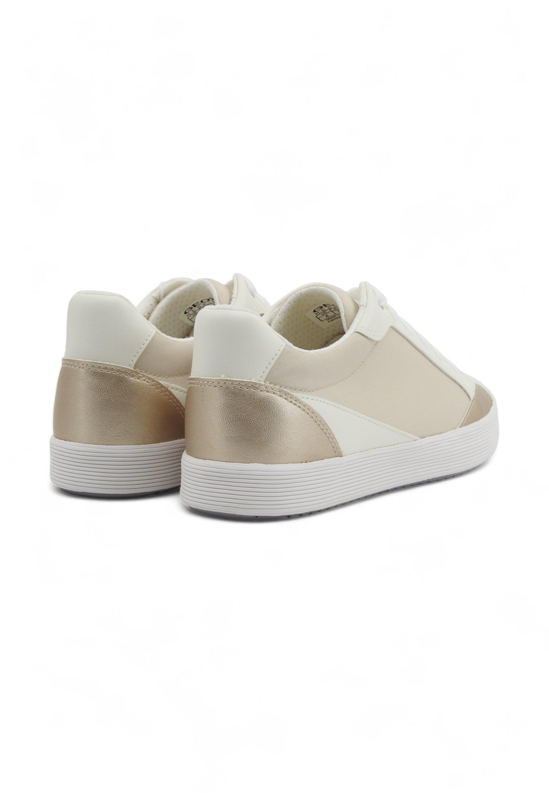 GEOX Blomiee Sneaker Donna Sand Optic White D456HE0FU54C5V1R - Sandrini Calzature e Abbigliamento